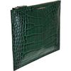 Givenchy Croc Stamped Medium Cosmetic Pouch in Green (gold) - Lyst