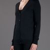 Gucci Logo Embellished Cardigan in Black - Lyst