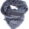 Gucci Logo Scarf in Gray (grey) - Lyst