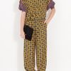 Kenzo Medallion Print Mid Sleeves Top in Brown - Lyst