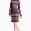 Missoni Stripe Knit Dress in Multicolor (black blue purple) - Lyst