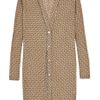 Missoni Gold Long Lurex Crdigan in Brown (gold) - Lyst