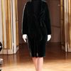 Revillon Maxi Coat in Deep Green Dyed Mink Fur in Green - Lyst