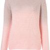 Topshop Knitted Dip Dye Chunky Jumper in Pink (bubblegum pink) - Lyst