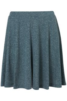 Topshop Green Speckle Skater Skirt - Lyst