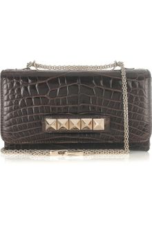 Valentino Va Va Voom Crocodile Shoulder Bag - Lyst