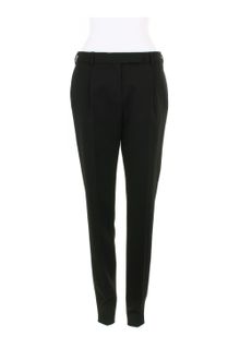 Valentino Fitted Trousers in A Blend Of Virgin Wool and Elastane - Lyst