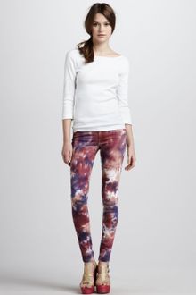 Paige Verdugo Skinny Jeans Tumble Tie Dye - Lyst