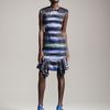 Peter Pilotto Striped Handkerchiefhem Dress in Multicolor (tiger purple) - Lyst