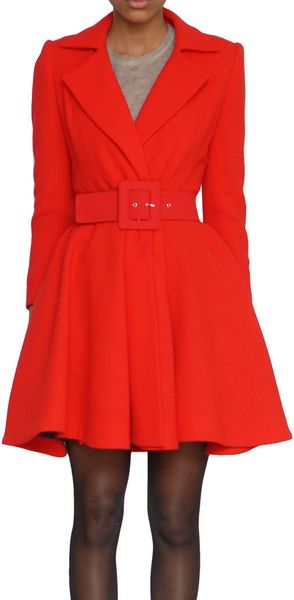 Alice + Olivia Wool Overcoat - Lyst