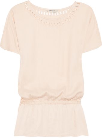 Aubin & Wills Anstee Embroidered Jersey Top - Lyst