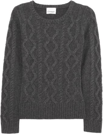 Crumpet Cableknit Cashmere Sweater - Lyst