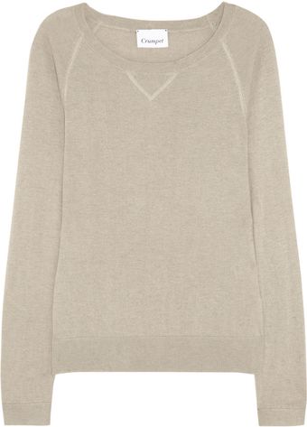 Crumpet Fineknit Silk and Cashmereblend Sweater - Lyst
