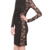 Emilio Pucci Bimaterial Bodycon Dress in Black - Lyst