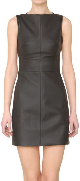 Gareth Pugh Leather Pencil Dress - Lyst
