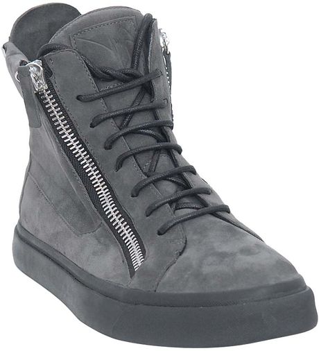 giuseppe zanotti suede sneaker