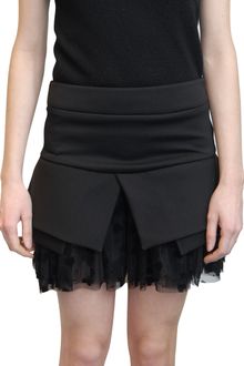 Jo No Fui Lace and Jersey Skirt - Lyst