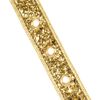 Miu Miu Glitterfinished Leather Belt in Gold - Lyst