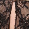 Versace Jersey and Lace Dress in Black - Lyst