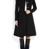 Victoria Beckham Wool Coat in Black - Lyst