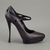 Alexander Mcqueen Stiletto Mary Janes in Black (plum) - Lyst