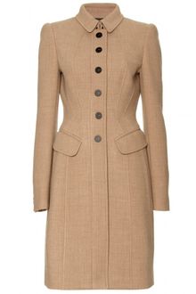 Burberry Prorsum Woolcrepe Coat - Lyst