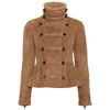 Burberry Prorsum Shearling Jacket with Frogged Trim in Brown (ivory) - Lyst