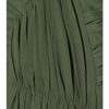 Burberry Prorsum Pleated Crepe Dress in Green (pine) - Lyst