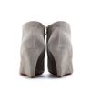 Christian Louboutin Belle Zeppa 85 Suede Wedges in Gray (grey) - Lyst