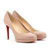Christian Louboutin New Simple 100 Patent Leather Pumps in Beige (nude) - Lyst