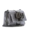 Christian Louboutin Sweet Charity Lady Glitter Clutch in Silver - Lyst
