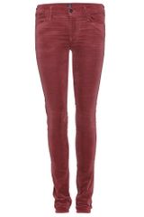 Citizens Of Humanity Avedon Ultra Skinny Velvet Trousers