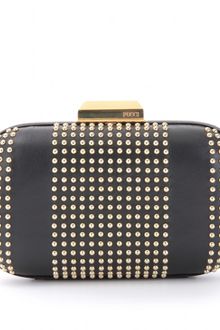 Emilio Pucci Studded Leather Box Clutch - Lyst