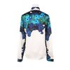 Erdem Silk Satin Shirt in Blue (multicolored) - Lyst