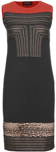 Giambattista Valli Mixed Media Dress in Black (multi) - Lyst