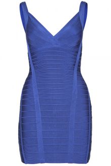 Hervé Léger Hervé Léger Nadya Bandage Dress - Lyst