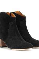 Isabel Marant Dicker Suede Ankle Boots