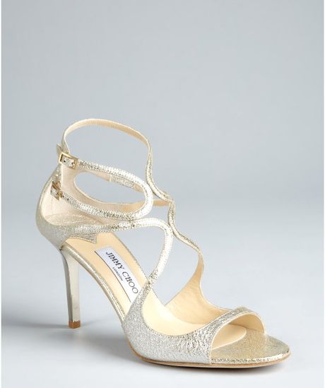 jimmy choo silver sandals sale