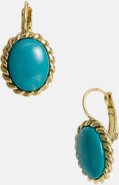 Kate Spade Roped in Drop Earrings in Blue (turquoise/ gold) - Lyst