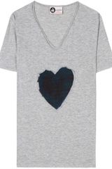Lanvin T-shirt with Heart Appliqué