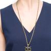 Mango Owl Pendant Necklace in Silver (94) - Lyst