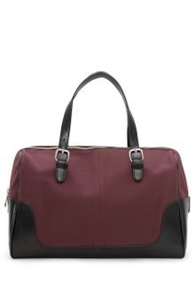 Mango Towtone Suede Bowling Bag - Lyst