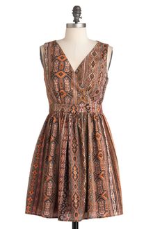 ModCloth Chatting Over Chai Dress - Lyst