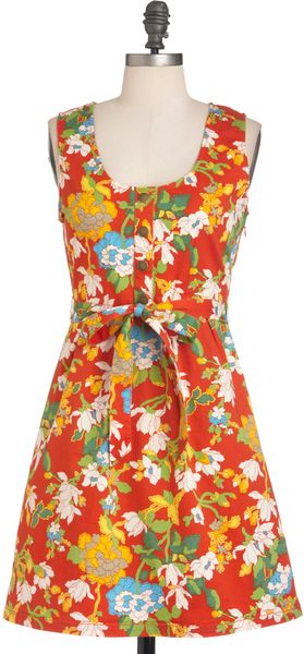 ModCloth Think Outside The Windowbox Dress - Lyst