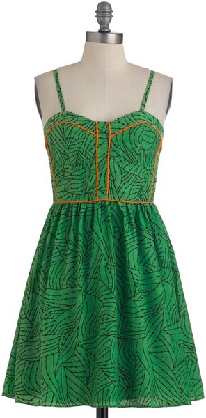 ModCloth No Leaf Unturned Dress - Lyst