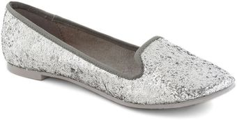 ModCloth Silver Pining Flat - Lyst