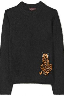 Mulberry Pullover with Tiger Motif - Lyst