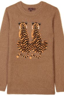 Mulberry Pullover with Tiger Motif - Lyst