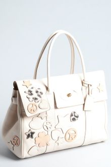 Mulberry Marshmallow White Leather Bayswater Patchwork Tote - Lyst