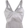 Narciso Rodriguez Top Stitched Bodice Gown in Gray (silver) - Lyst